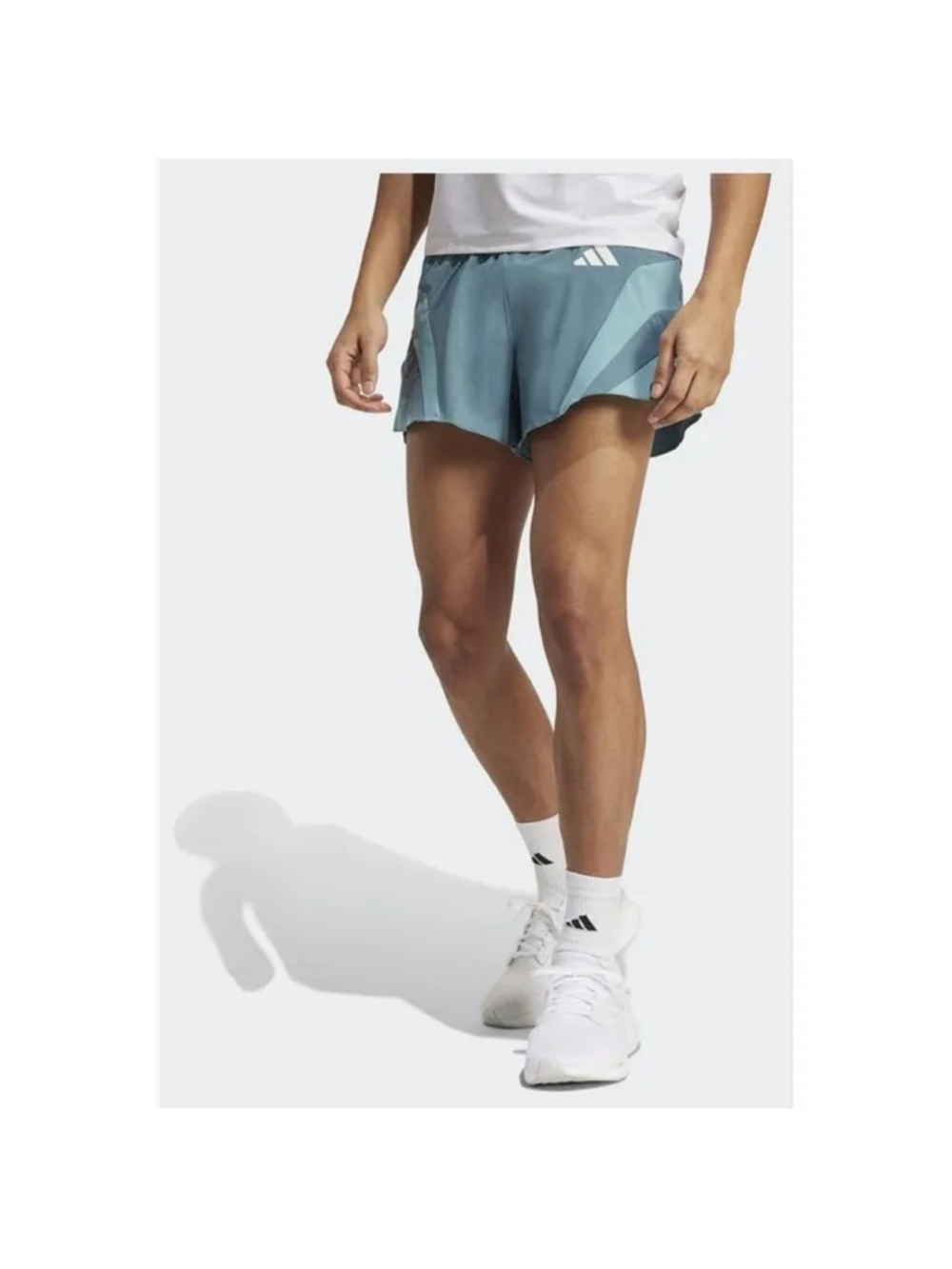 Adidas Adizero Archive Running Gel 2” Lined Shorts Teal Men’s Size Large JV9309